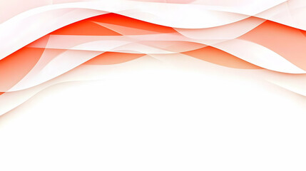 Wall Mural - Abstract orange and white wave design, background for presentation, website or document.