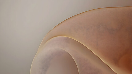 Wall Mural - Abstract swirling brown shapes, soft background, design element, website banner.