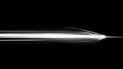 sleek modern high speed train in motion