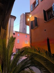 street in Bologna, travel in Italy