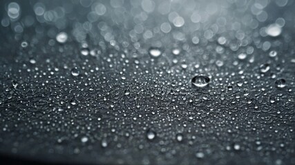 Wall Mural - closeup view capturing intricate condensation, fog clinging to glass surface, tiny droplets forming,