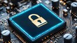 © AmStock - High Contrast Security Tech Overlay on Circuit Board