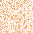 © chekiwart - Hand drawn farfalle pasta seamless pattern. Italian pasta design for textile, fabric, wrapping paper