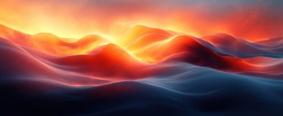 Aufkleber - Abstract Grainy Texture Background with Orange Black and Gray Color Wave for Minimalistic Design