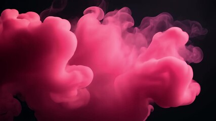 Wall Mural - An atmospheric smoky red background black undertones creating moody mysterious effect dramatic conceptual visuals