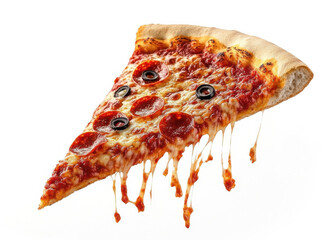 Sticker - flying slice of pizza