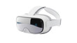 © PERFECTisME - a sleek virtual reality headset designed for immersive experiences. featuring a minimalist white design and a reflective visor its purpose is to provide users with a gateway to virtual environments. e