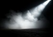 © Anomal - Light of fog and spotlight spread in dark space