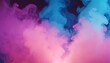 © Mehbubakhatun - Vibrant Colorful Smoke Billowing from Empty Wooden Table on Dark Background.