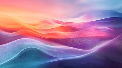 Wall Mural - Abstract technology background features a captivating glitch design with colors shifting and morphing, representing a futuristic and modern technological landscape