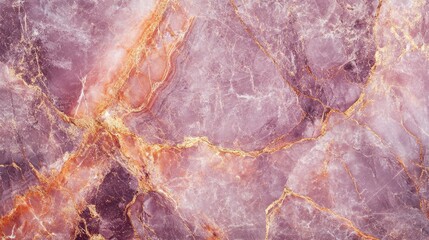 Poster - Elegant Marble Texture Background in Soft Rose Gold and Purple Tones Abstract Art Deco Design Perfect for Modern Interiors and Crafts