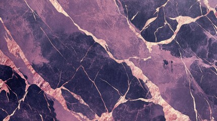 Poster - Elegant Coral Marble Texture Background in Soft Rose Gold and Purple Tones for Art Deco Inspired Design and Decor