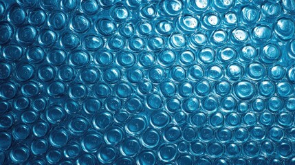 Leinwandbilder - Abstract blue bubble texture for corporate backgrounds or modern design projects