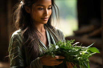 Wall Mural - verdant blades of grass a testament to eternal rhythm of seasons and indomitable spirit of Mother Earth