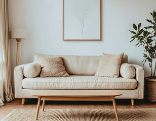 Canvas Print - Cozy Living Room Interior