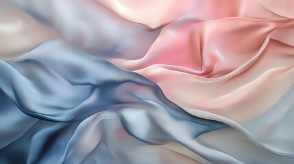 Flowing fabric textures abstract backgrounds textile art soft drapery close-up elegant design for visual impact