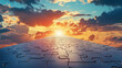 © PACHARA - A puzzle is shown with a sunset in the background