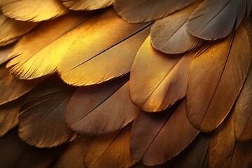 Wall Mural - close up of a feather