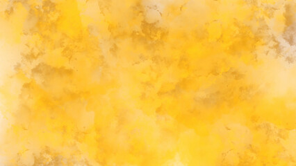 Wall Mural - Yellow-red grunge in watercolor.Yellow and orange watercolor abstract pattern.