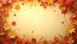 © SirArbusto - Fondo texturizado de hojas de otoño con espacio para texto o gráficos