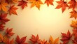 © SirArbusto - Fondo texturizado de hojas de otoño con espacio para texto o gráficos