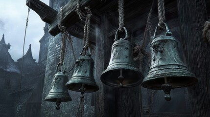 Poster - Ancient Church Bells: Medieval Architecture and History