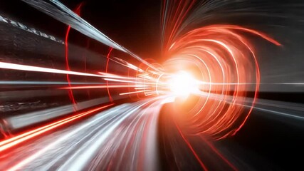 Wall Mural - light trail gentle floating with bokeh light on dark background, innovation futuristic technology ba