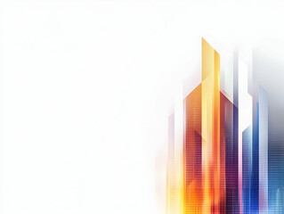 Wall Mural - Abstract Cityscape Illustration