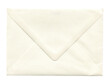 © macondos - front view of old closed aged paper envelope isolated on white