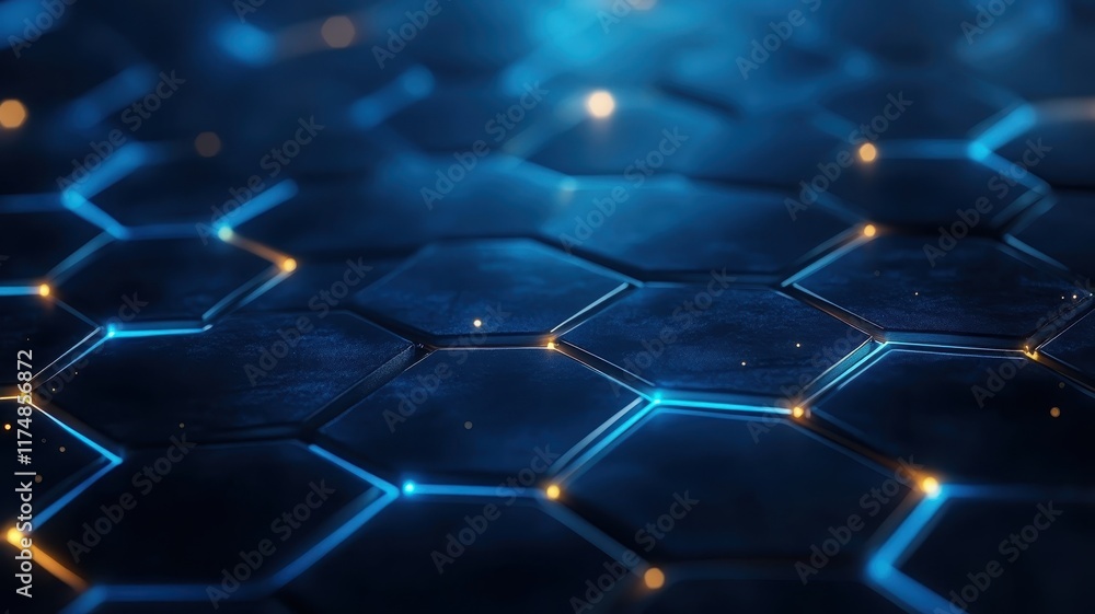 Stunning Creative Blue Chart Wallpaper with Glowing Effects for Modern ...