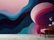 © Hadinx - Vibrant Abstract Flowing Shapes with Bold Gradient Colors