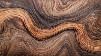 Wall Mural - Abstract Wood Grain Texture with Swirling Patterns