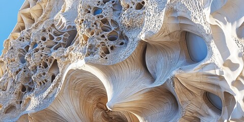 Wall Mural - intricate textures and patterns combine in this stunning abstract image. the light plays softly acro