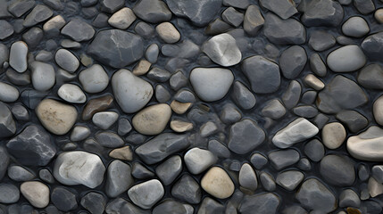 Wall Mural - digital gray stone creek abstract graphics poster background