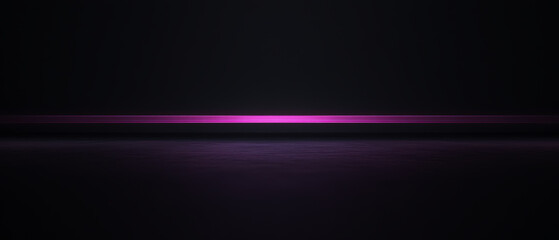 Wall Mural - A black and purple background with a pink line