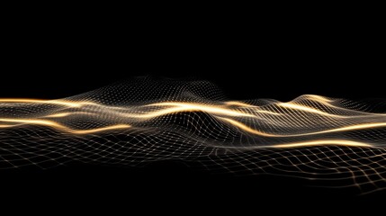 Aufkleber - A vibrant light streak speeding through a futuristic grid-like space, creating an illusion of rapid movement and light-speed travel through a digital landscape