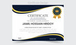 © JAMIL HOSSAIN HRIDOY - Certificate template vector layout design