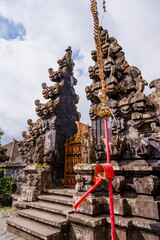 Wall Mural - Bali, Indonesia - October 22, 2024:Pura Agung Besakih temple complex, Besakih. The most important Hindu temple in Bali.