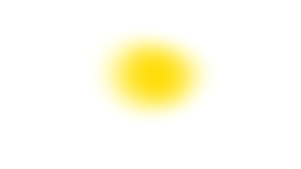 Wall Mural - Yellow Blurred transparent gradient background. Transparent png overlay background