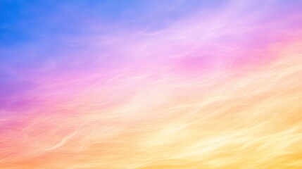 Wall Mural - A stunning gradient sky showcasing vibrant hues of blue, pink, and orange, perfect for backgrounds and artistic designs.