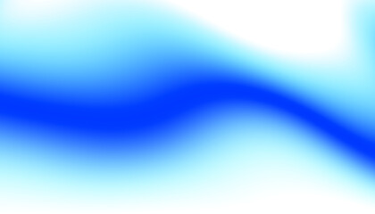 Fototapete - Overlay abstract blue gradient on transparent background. Elegance wavy gradient