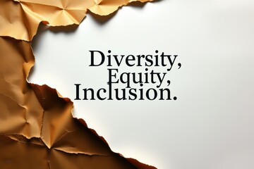 Wall Mural - diversity, equity, inclusion