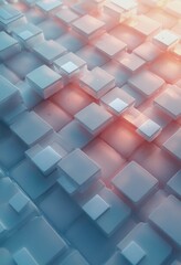 Aufkleber - Multicolored 3D Artistic Geometric Pattern