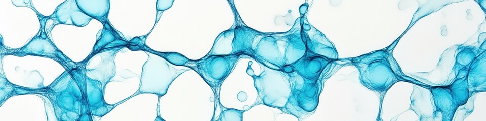 Wall Mural - glowing blue network patterns on white background, vibrant digital design, modern aesthetics, abstra