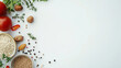 © Sanja - Healthy food on a white table
