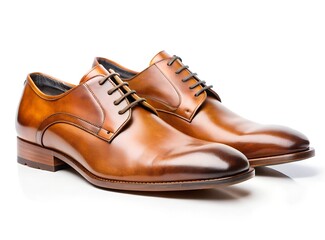 brown leather shoes