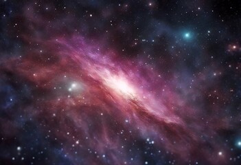 Wall Mural - shining background il artistic sky stardust space stars bright galaxy nebula starry