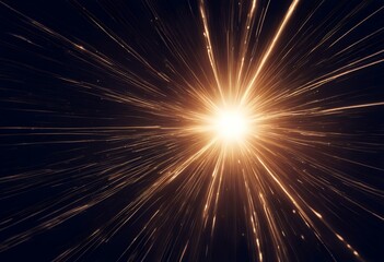 Wall Mural - light dark effect special black flare