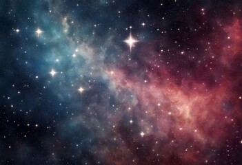Wall Mural - stellar vertical colored stars background space abstract nebulae