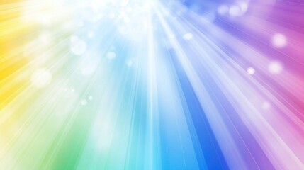 Sticker - Abstract rainbow light rays background.